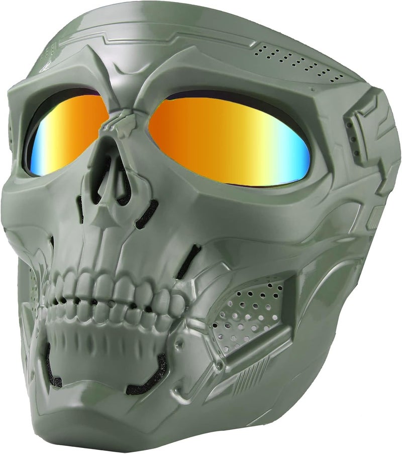 CROSSBODY Skull Mask Full Face Tactical Masks for CS Survival Games Shooting Cosplay Movie Paintball Halloween Scary Masks - Image 1
